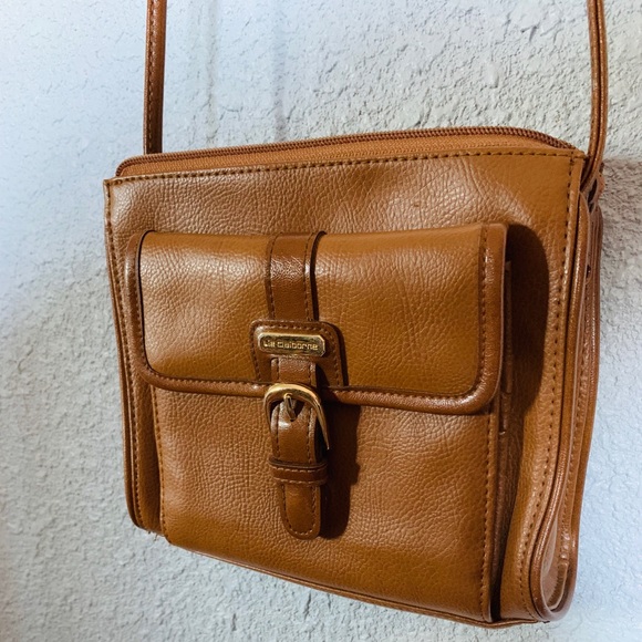 Liz Claiborne Handbags - Liz Claiborne small brown vintage cross body bag.